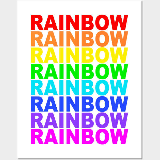 RAINBOW Wall Art by Vladimir Zevenckih